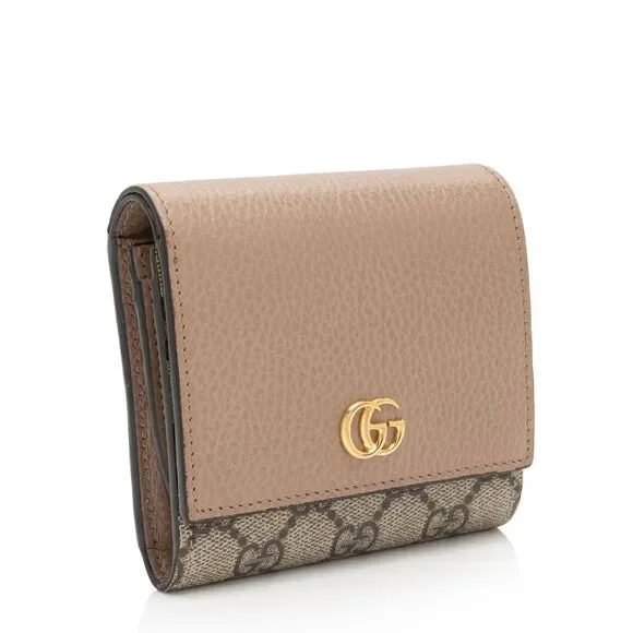 Gucci GG Supreme GG Marmont Compact Wallet - Picture 2 of 9